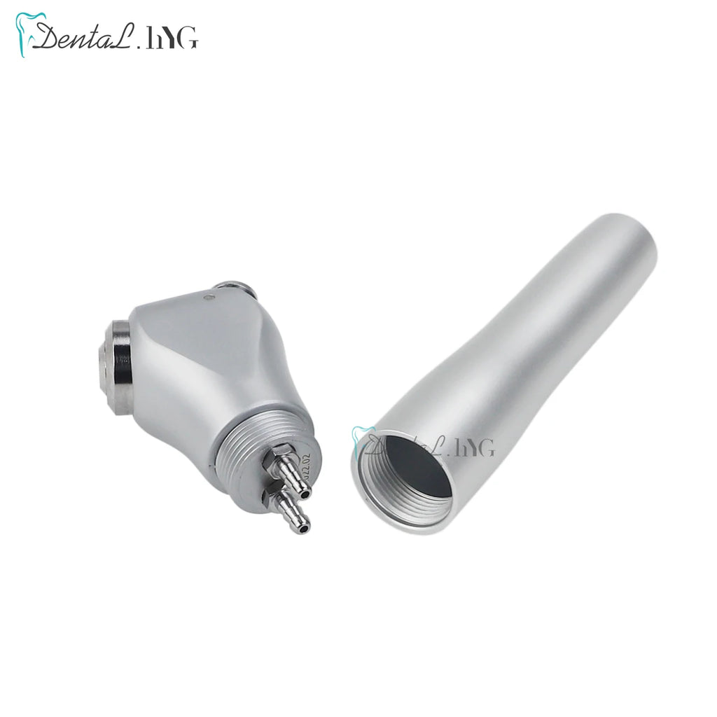 Dental Air Water Syringe 3 Way Syringe Handpiece Teeth Triplex Whitening Handpiece with 2 Nozzles Tips