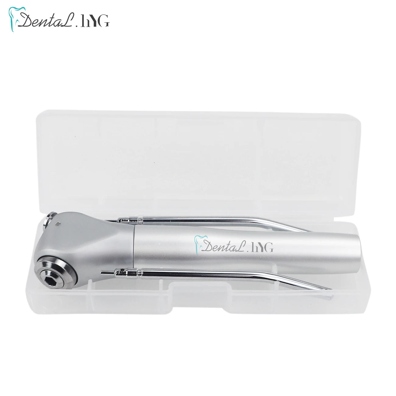 Dental Air Water Syringe 3 Way Syringe Handpiece Teeth Triplex Whitening Handpiece with 2 Nozzles Tips