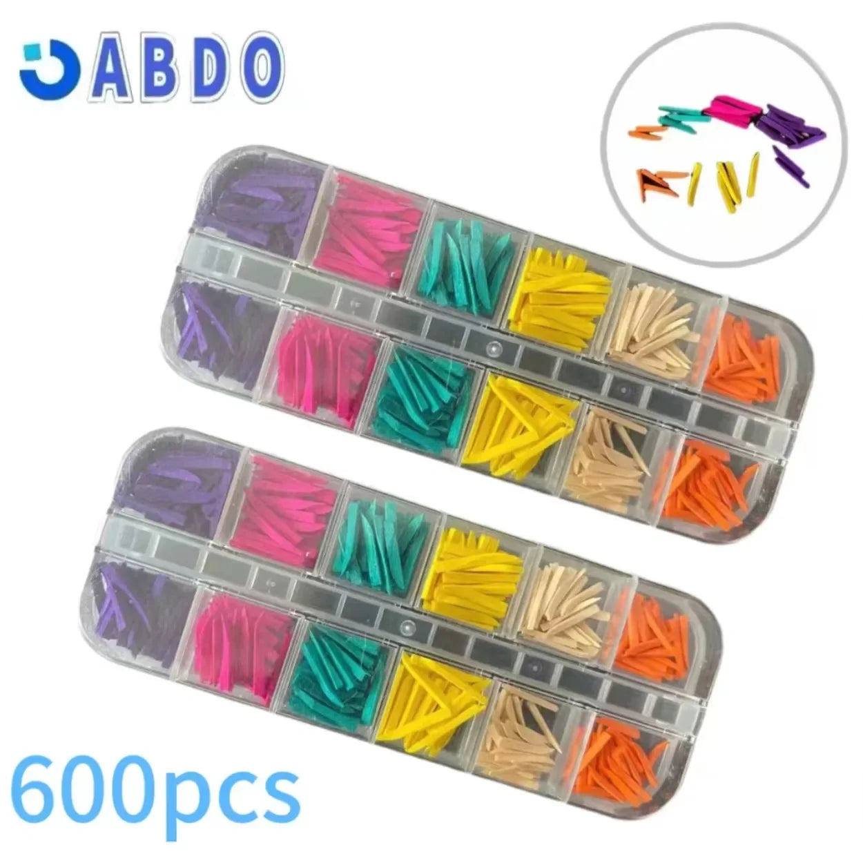 Dental 300pcs/Set Disposable Restoration Interdental Composite Contoured Wood Wooden Wedges  Odontologia Materiais Dentistica