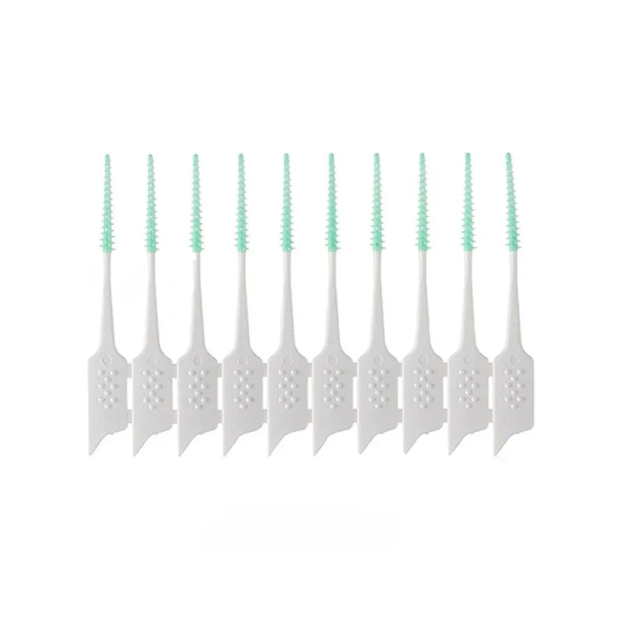 Interdental Brush Soft Rubber Teeth Cleaning Tools Dental Cleaning Between Teeth Toothbrush Oral Hygiene Care Tools